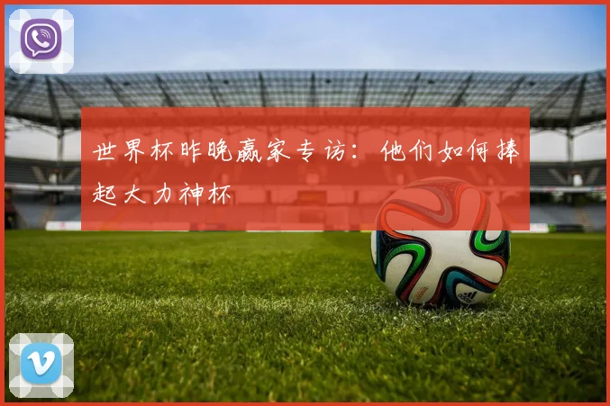 世界杯昨晚赢家专访：他们如何捧起大力神杯
